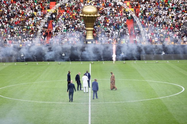 Başkan Recep Tayyip Erdoğan Senegalde Türk şirketlerin inşa ettiği stadyumun açılış törenine katıldı