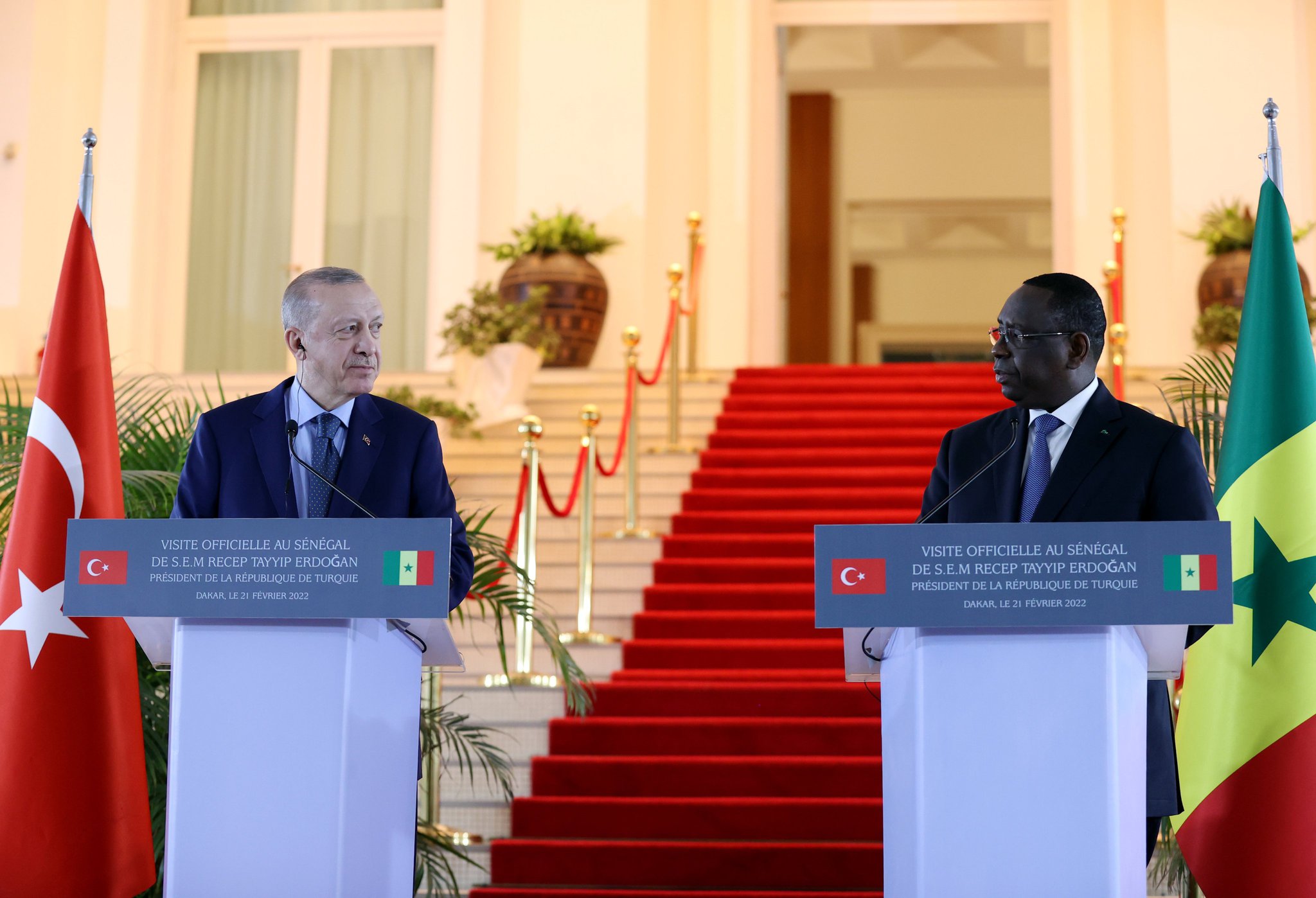 Son dakika: Başkan Erdoğan ve Senegal Cumhurbaşkanı Macky Sallden ortak basın toplantısı
