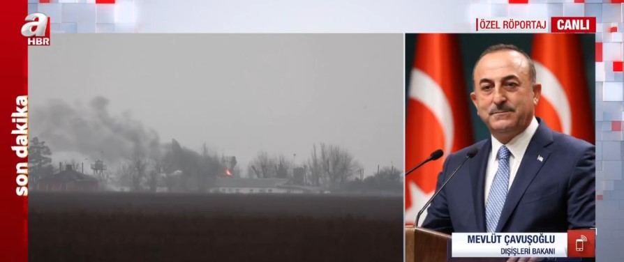 Dışişleri Bakanı Mevlüt Çavuşoğlundan flaş Rusya-Ukrayna açıklaması