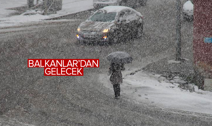 Balkanlardan İstanbula kar geliyor! İşte 5 günlük hava durumu | Kar için tarih ve rapor yayınlandı