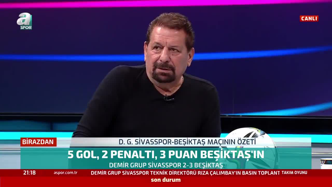 Erman Toroğlu, Sivasspor - Beşiktaş maçının temposunu sert dille eleştirdi: Bazen uyukladım