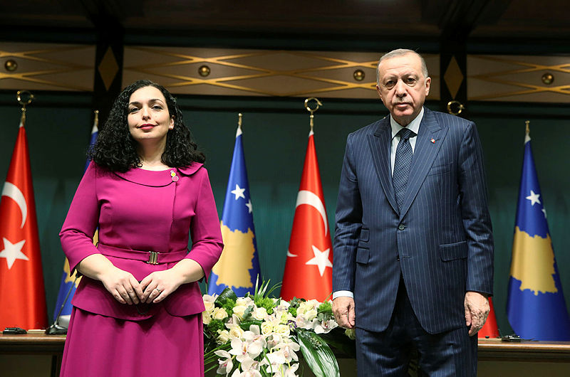 Başkan Erdoğan ve Kosova Cumhurbaşkanı Vjosa Osmaniden önemli açıklamalar! Flaş Rusya ve Ukrayna mesajı