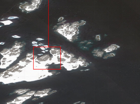 Göktürk-1 görüntüleri yayınladı! İşte Horseshoe Adası ve Dismal Adası