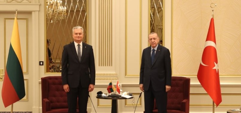 Başkan Erdoğan Litvanya Cumhurbaşkanı Gitanas Nauseda ile Ukrayna - Rusya krizini görüştü