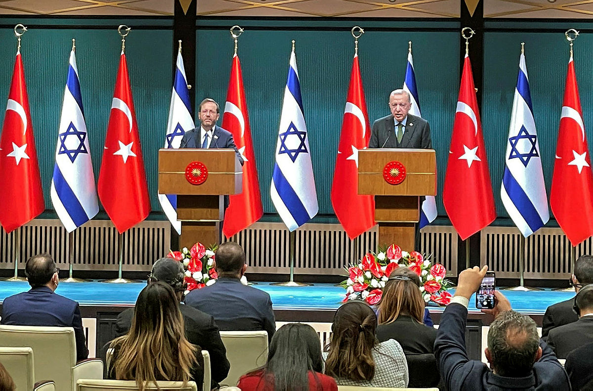 Başkan Recep Tayyip Erdoğandan İsrail Cumhurbaşkanı Isaac Herzog ile düzenlenen ortak basın toplantısında son dakika açıklamaları