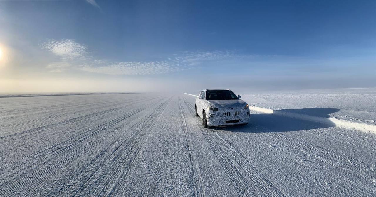 SON DAKİKA! Yerli otomobil TOGG karlı yollarda! Türkiyenin otomobili bir testi daha başarıyla geçti