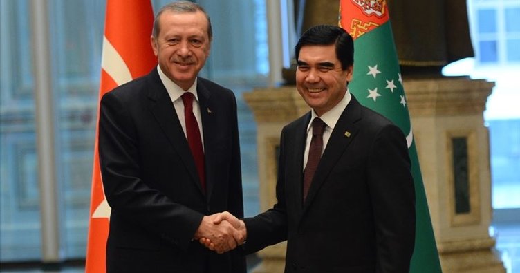 Başkan Erdoğan, Türkmenistan Devlet Başkanı Kurbankulu Berdimuhammedov ile görüştü