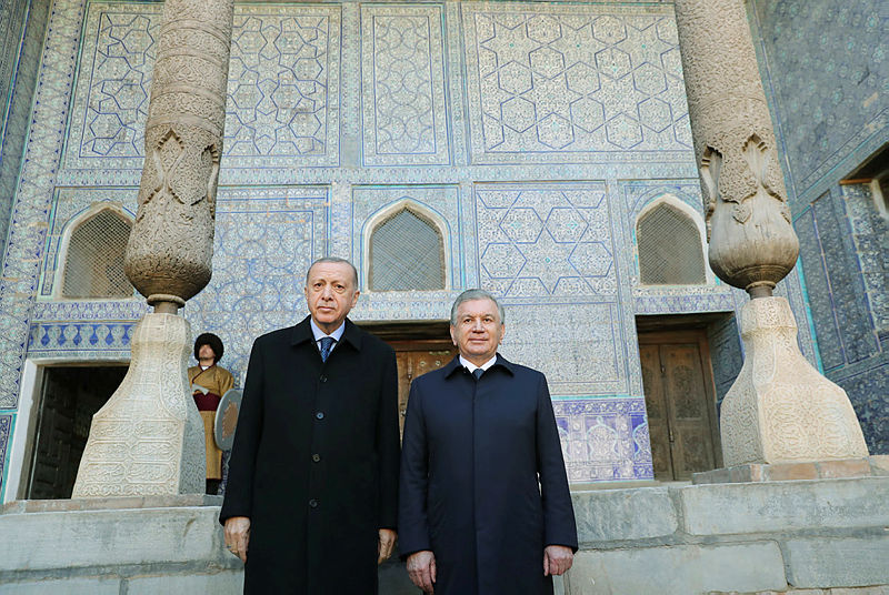 Başkan Recep Tayyip Erdoğan Özbekistandan ayrıldı