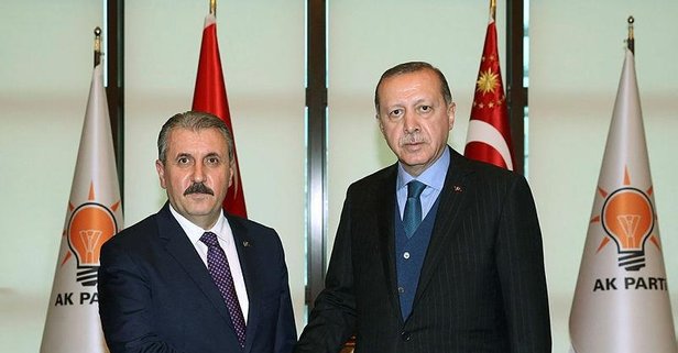 Son dakika: Başkan Erdoğan ile BBP Başkanı Destici bir araya geldi