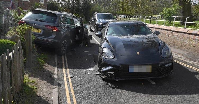 Manchester Unitedlı Bruno Fernandes trafik kazası geçirdi!