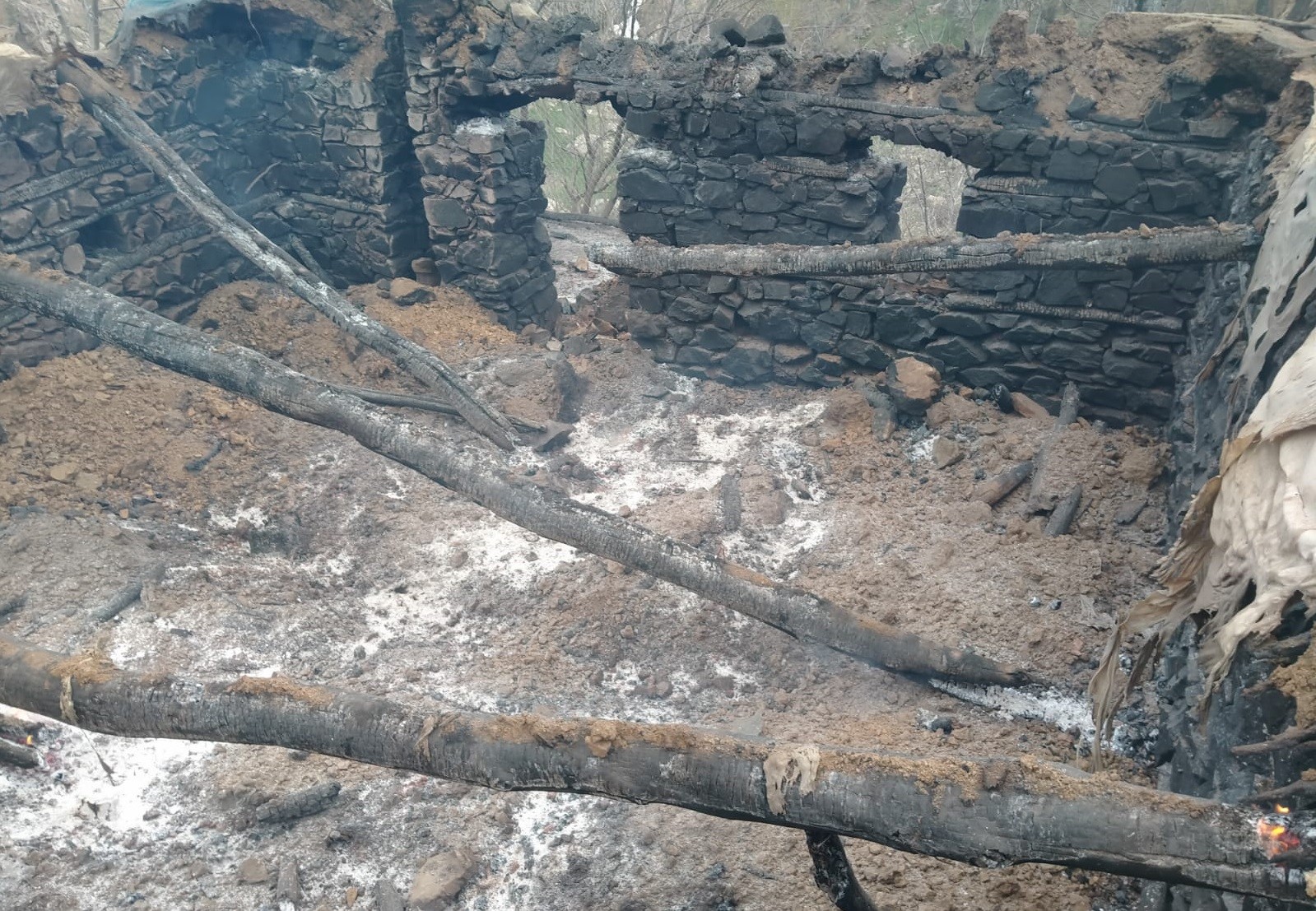 Diyarbakır’da ahırda yangın: 76 hayvan telef oldu