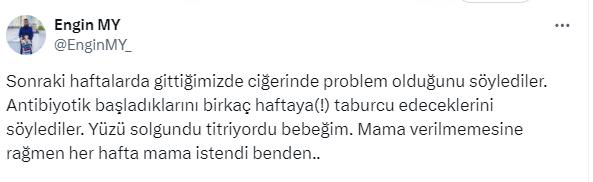 Bebeği 'Yenidoğan Çetesi'ne kurban giden babanın paylaşımı ( Foto: ahaber.com.tr ekran görüntüsü)