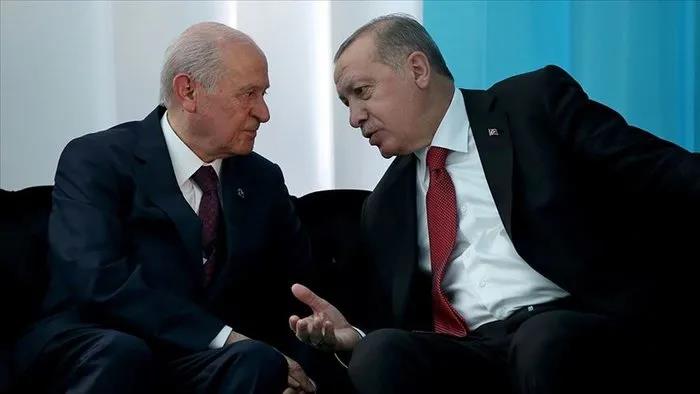 Başkan Erdoğan ve MHP lideri Devlet Bahçeli (AA)  .