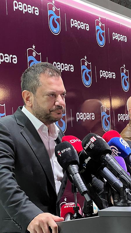 Trabzonspor Kulüp Başkanı Ertuğrul Doğan (İHA)