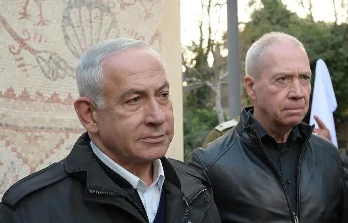 Netanyahu ile Savunma Bakanı Yoav Gallant (Foto: ahaber.com.tr arşiv)