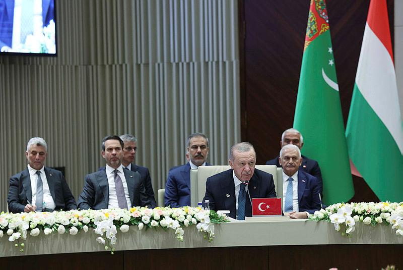 Başkan Erdoğan Türk Devletleri Teşkilatları Zirvesi'nde (İHA)