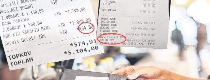 İstanbul'daki lüks bir restoranda garson çalışan kuver ücretini işletmeden alamadığı için şikayetçi olacağını ifade etti. (AA)