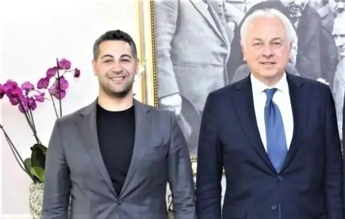 Beykoz Belediye Başkanı Alaattin Köseler ile Özel Kalem Müdürü Veli Gümüş (AHABER ARŞİV)