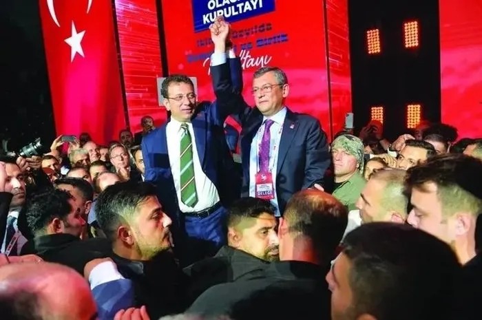 CHP’nin 38. Olağan Kurultayı’ndan görüntü (AA)