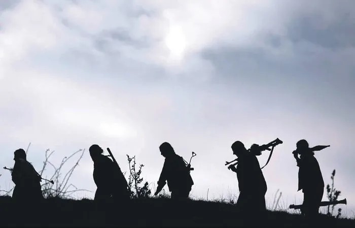 PKK'lı teröristler (AHABER)