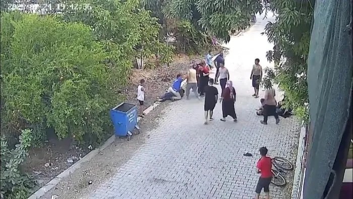 Adana'daki miras kavgasından görüntü