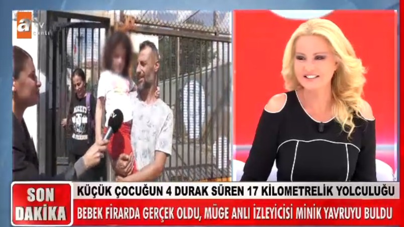 "Bebek firarda" gerçek oldu! Müge Anlı'da mutlu son! 5 yaşındaki Deniz Deniz'den sevindiren haber - 1