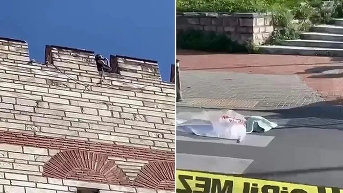 Semih Çelik, İkbal Uzuner'i surlarda katlettikten sonra intihar etti (A HABER ARŞİV)