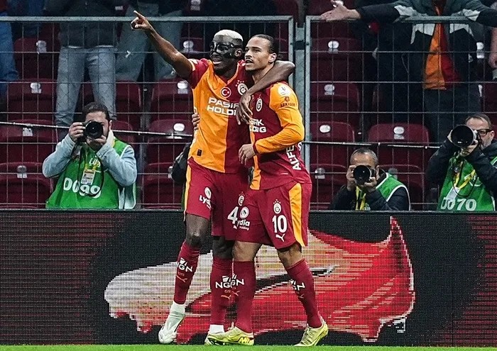 Galatasaray evinde Samsunspor'u 3-2 mağlup etti (AA)