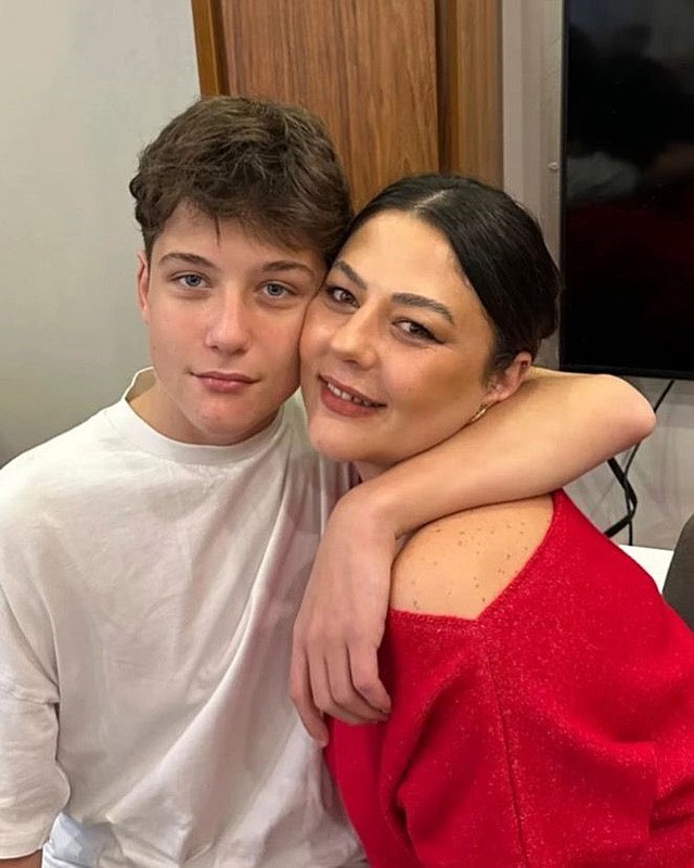 Atlas ve annesi Gülhan Çağlayan (DHA)