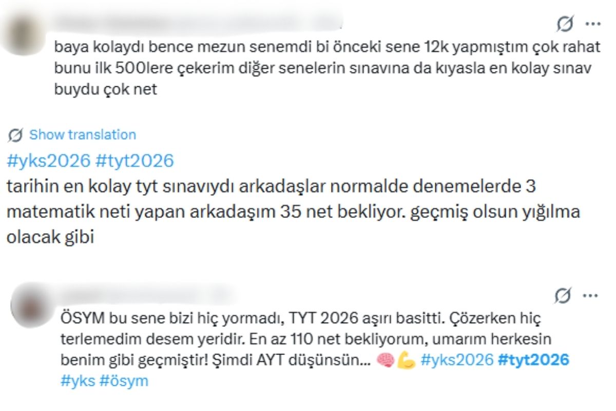 Aday yorumları, sınavın zorluk derecesine ilişkin farklı görüşlerin öne çıktığını ortaya koydu. (Görsel: A Haber)