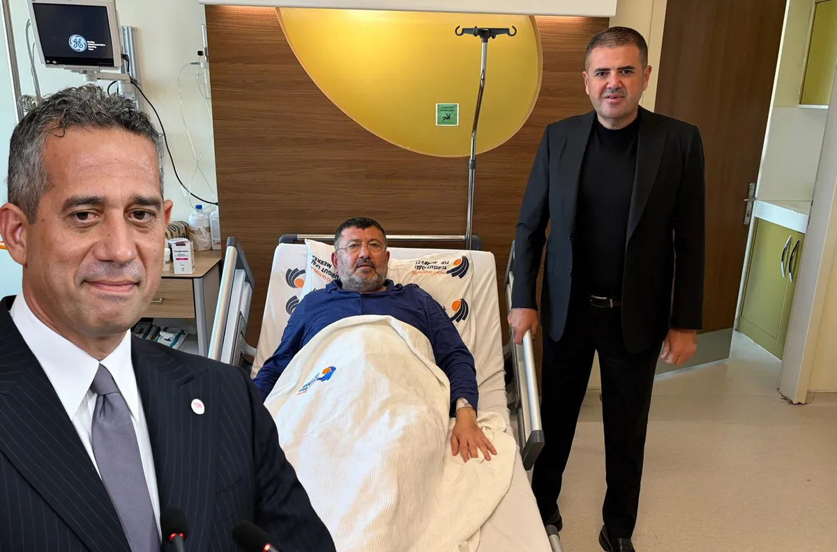 1790843356470.png Ali Mahir Başarır, Veli Ağbaba ve Ahmet Serkan Tuncer (Foto: Ahaber Fotoğraf Arşivi)