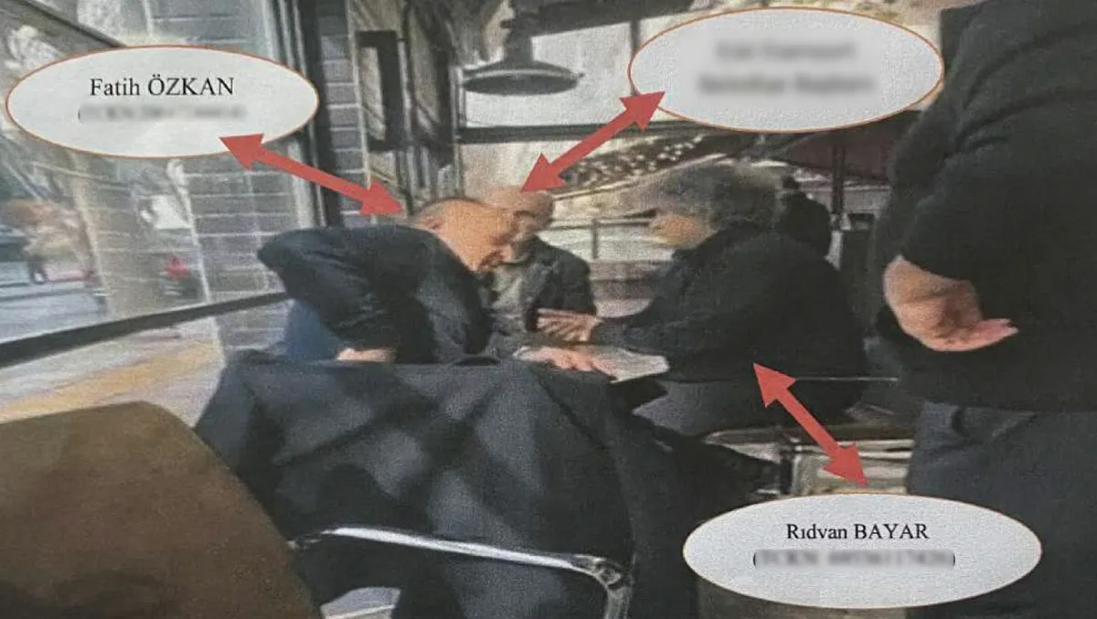 Fatih Özkan, Rıdvan Bayar ve Mustafa Özdemir'in bir araya geldiği görüşme. (Foto: ahaber.com.tr)