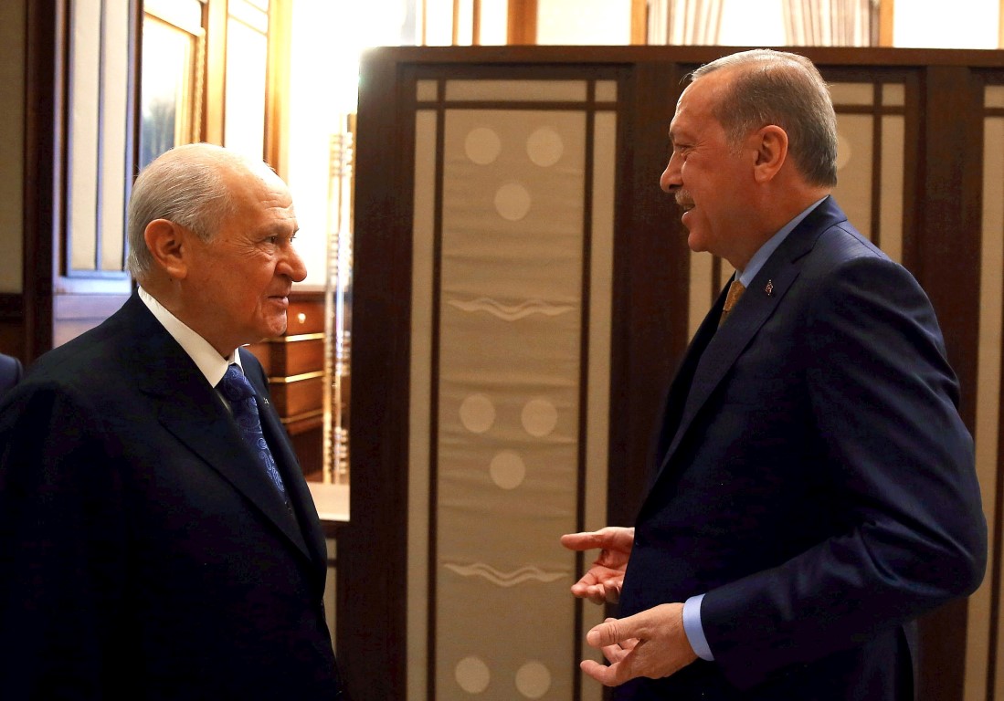 Cumhurbaşkanı Erdoğan, Devlet Bahçeli ile görüştü