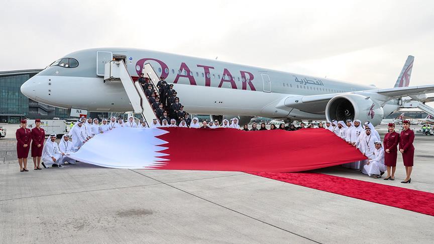 Dünyanın en güçlü uçağı Airbus A350-1000 Katar’da
