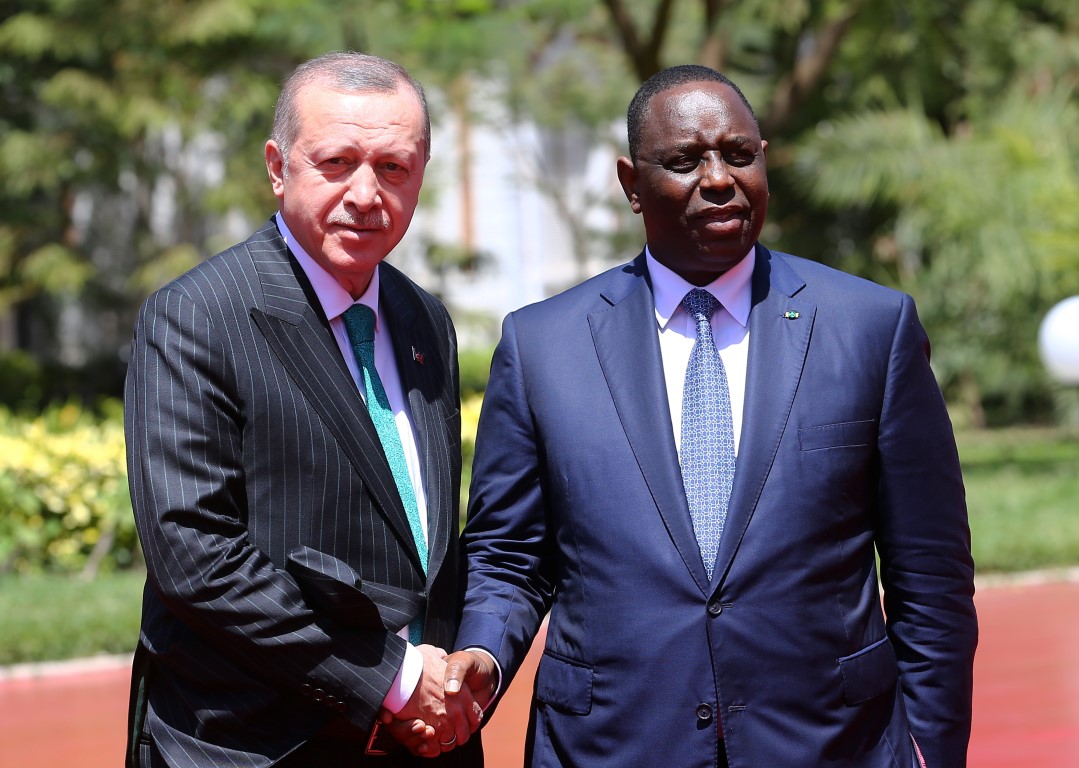 Cumhurbaşkanı Erdoğan Senegal’de böyle karşılandı