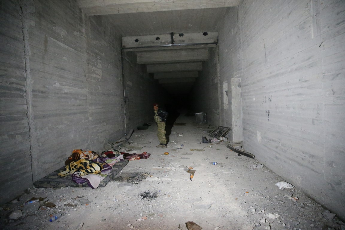 YPG/PKK’nın 12 odalı yer altı mühimmat deposu bulundu
