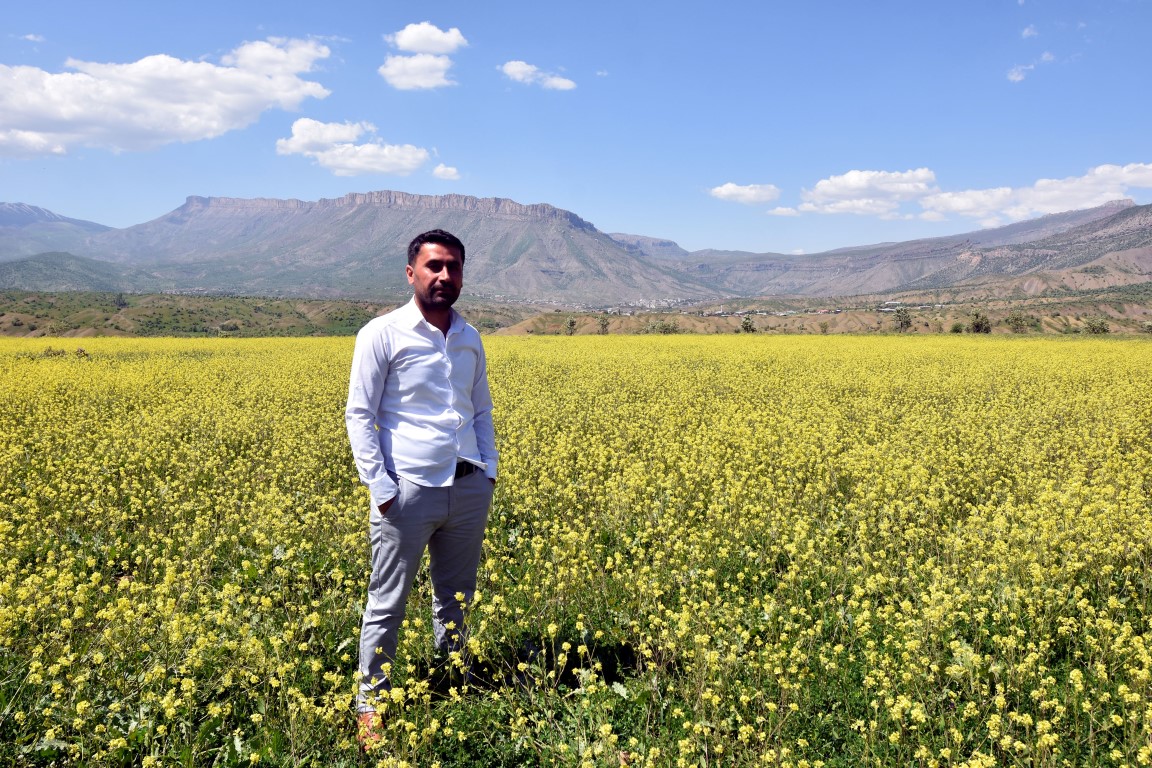 Teröristlerden temizlenen Balkaya Dağları rengarenk