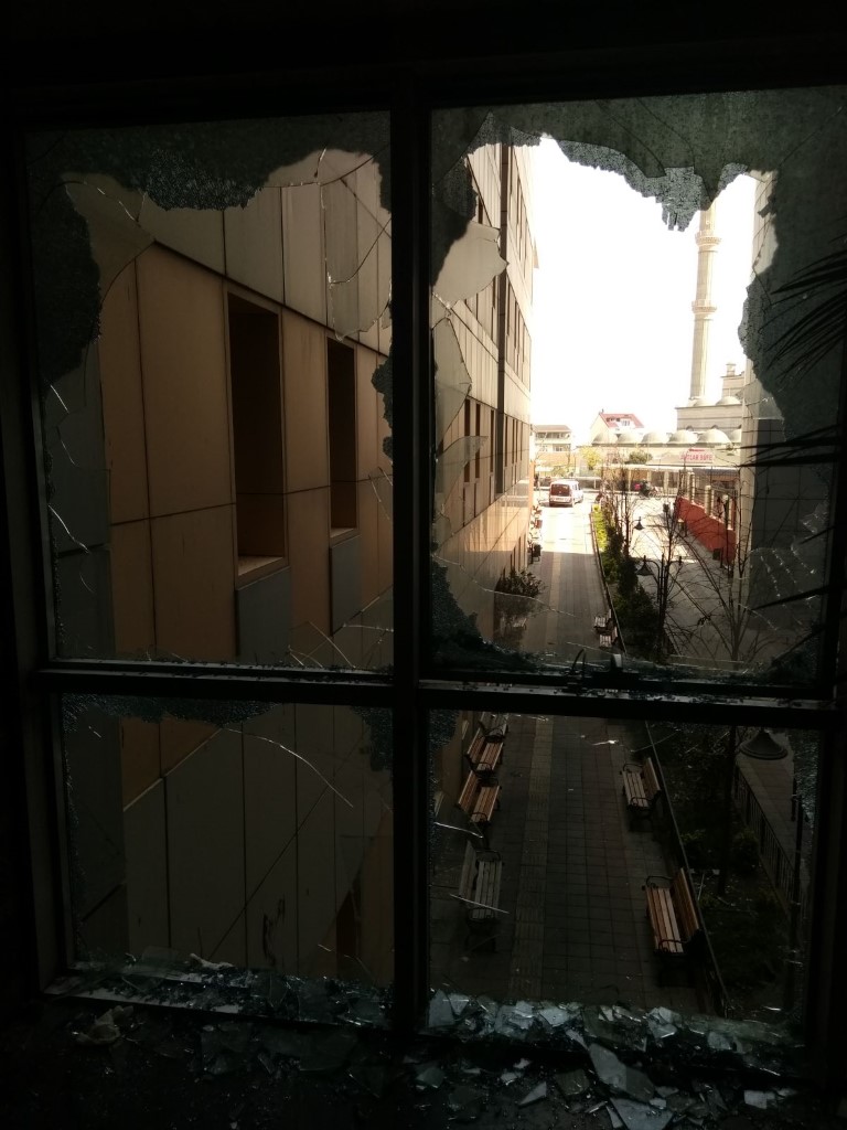 Taksim Eğitim ve Araştırma Hastanesi yangının ardından ilk kez görüntülendi