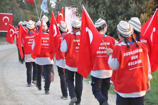 57.nci Alay Vefa yürüyüşü gerçekleştirdi