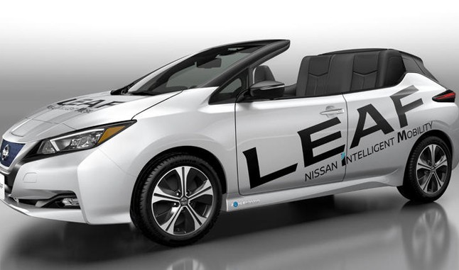 Nissan’dan üstü açılır otomobil: Nissan LEAF Open Car