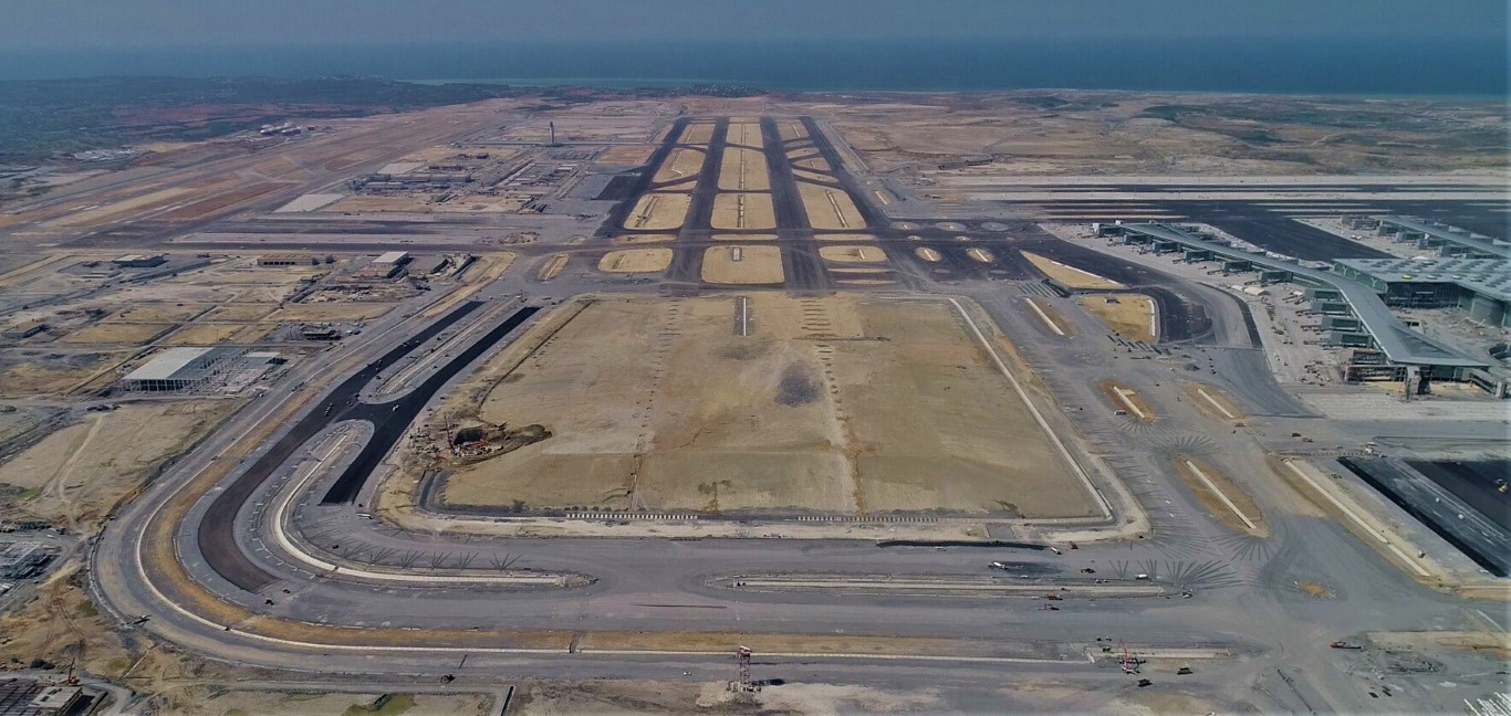 3. Havalimanı tarihi sefer öncesi havadan görüntülendi