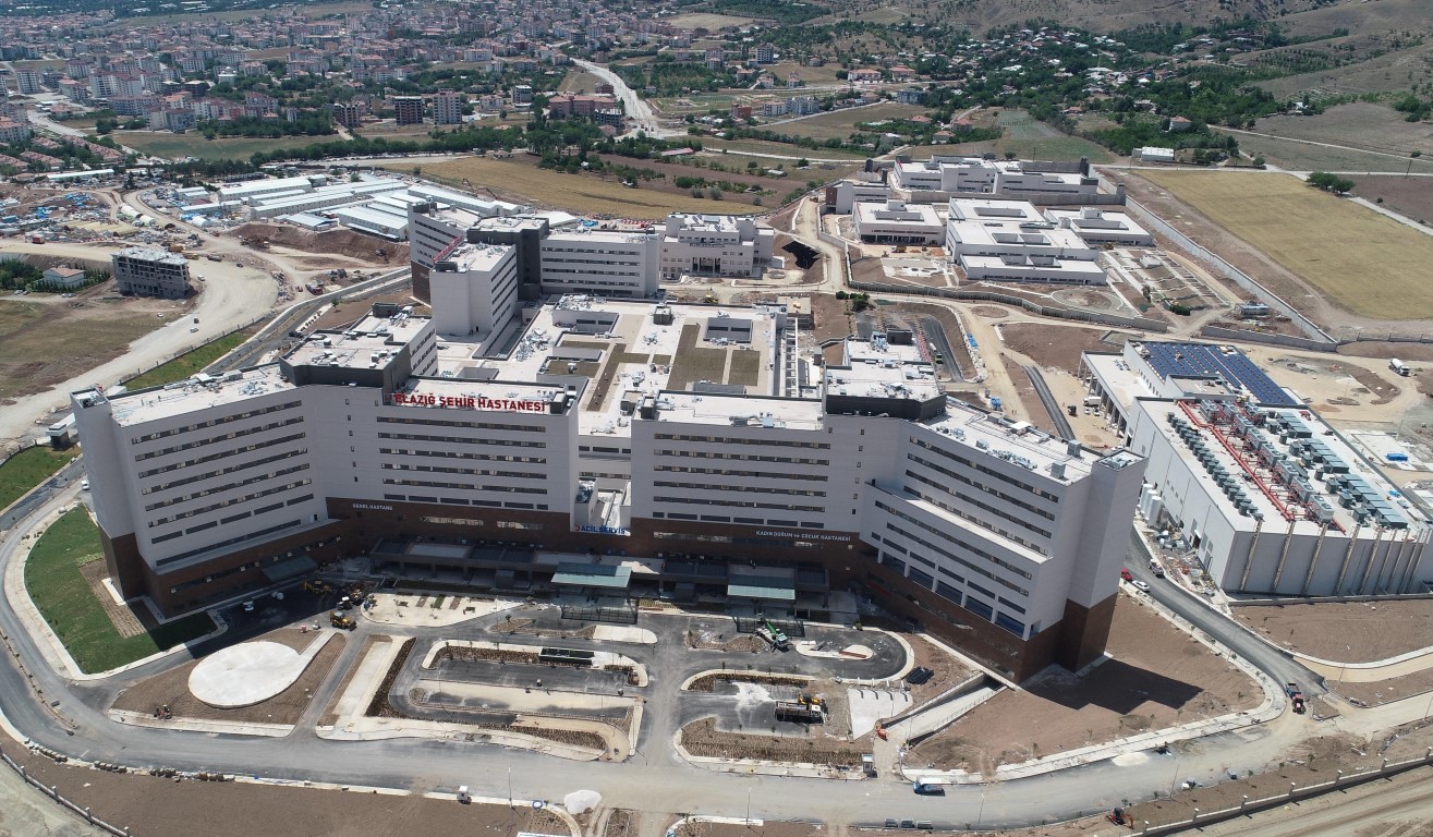 Cumhurbaşkanı Erdoğan’ın Hayalim dediği Elazığ Şehir Hastanesinde son rötuşlar!