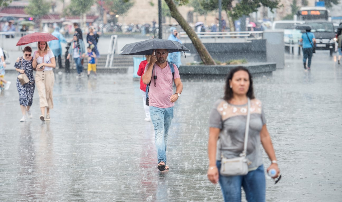 İstanbul’da şiddetli yağış