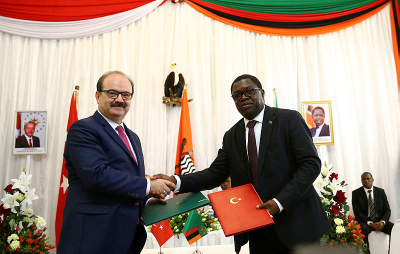 Türkiye ile Zambiya arasında imzalanan 12 anlaşmadan en önemlisi...