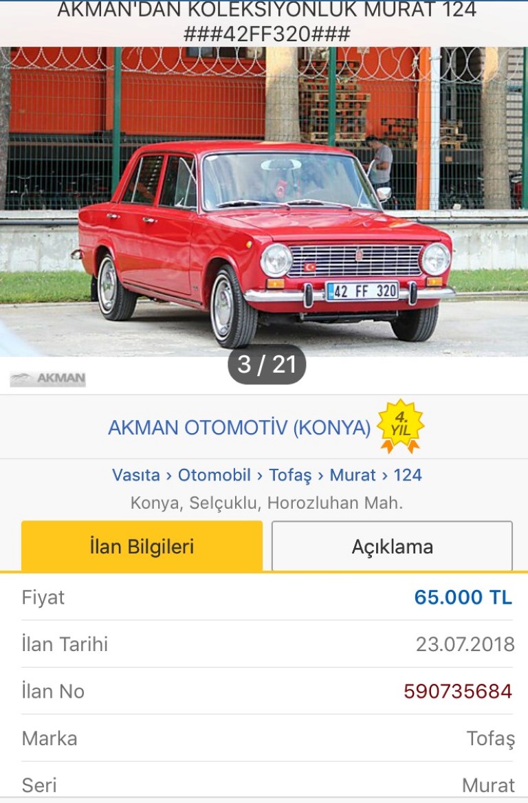 1975 model Murat 124’ü bir buçuk senede topladı! Murat 124’ün fiyatını duyan inanamıyor...