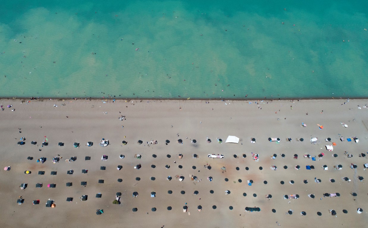 Antalya sahili değil, Konya Ovası