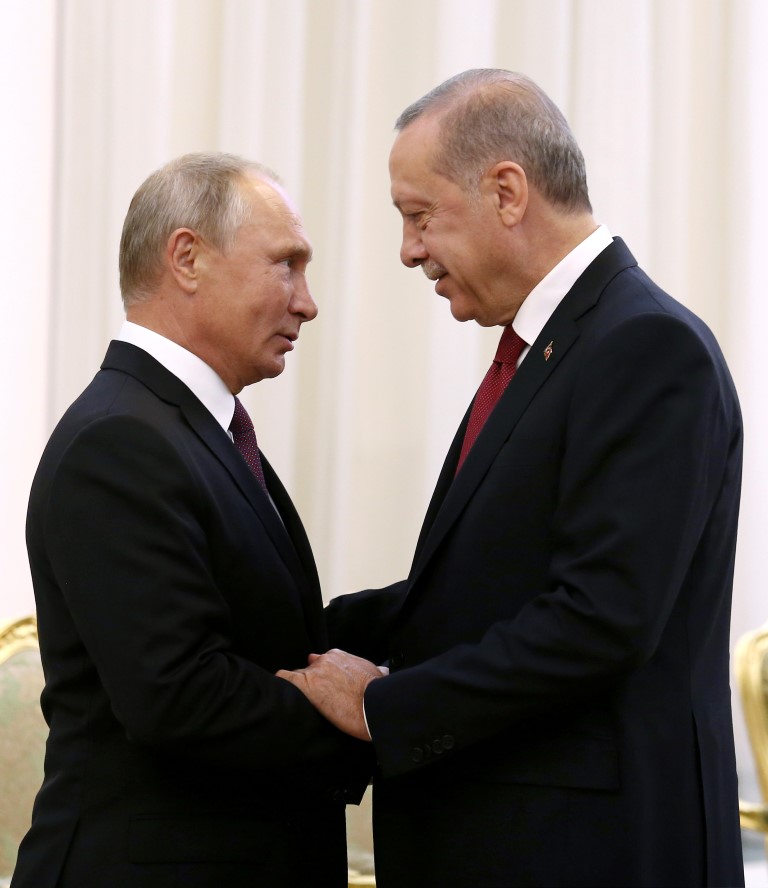 Erdoğan ve Putin’in samimi anları