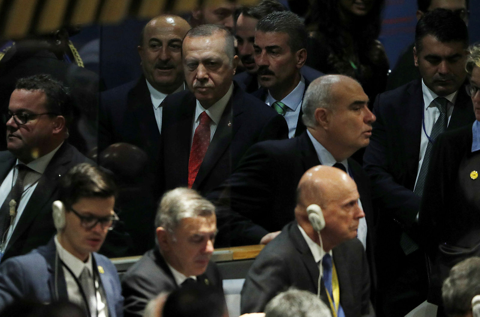 Başkan Erdoğan’ın BM 73. Genel Kurulu’ndaki ilk kareleri