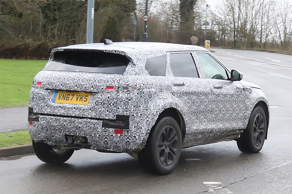 2019 Yeni Range Rover Evoque test aşamasında görüntülendi