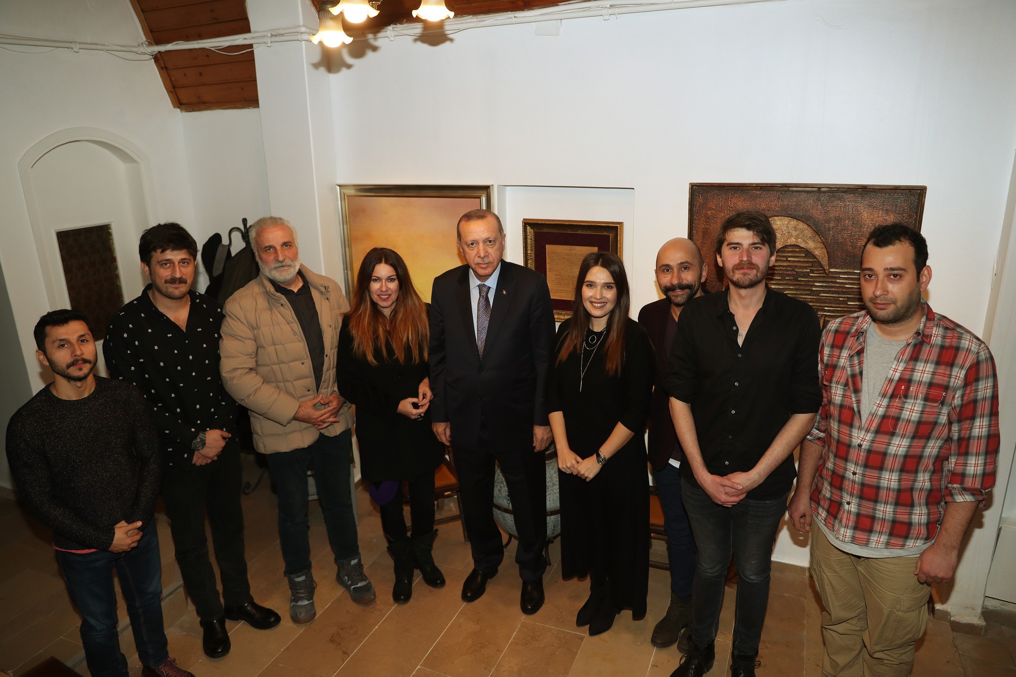 Başkan Erdoğan’dan ünlü isimlere sürpriz ziyaret